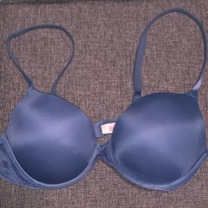 BLUE color—“PINK” Wear Everywhere push-up bra